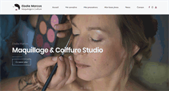 Desktop Screenshot of elodie-maquillage.com
